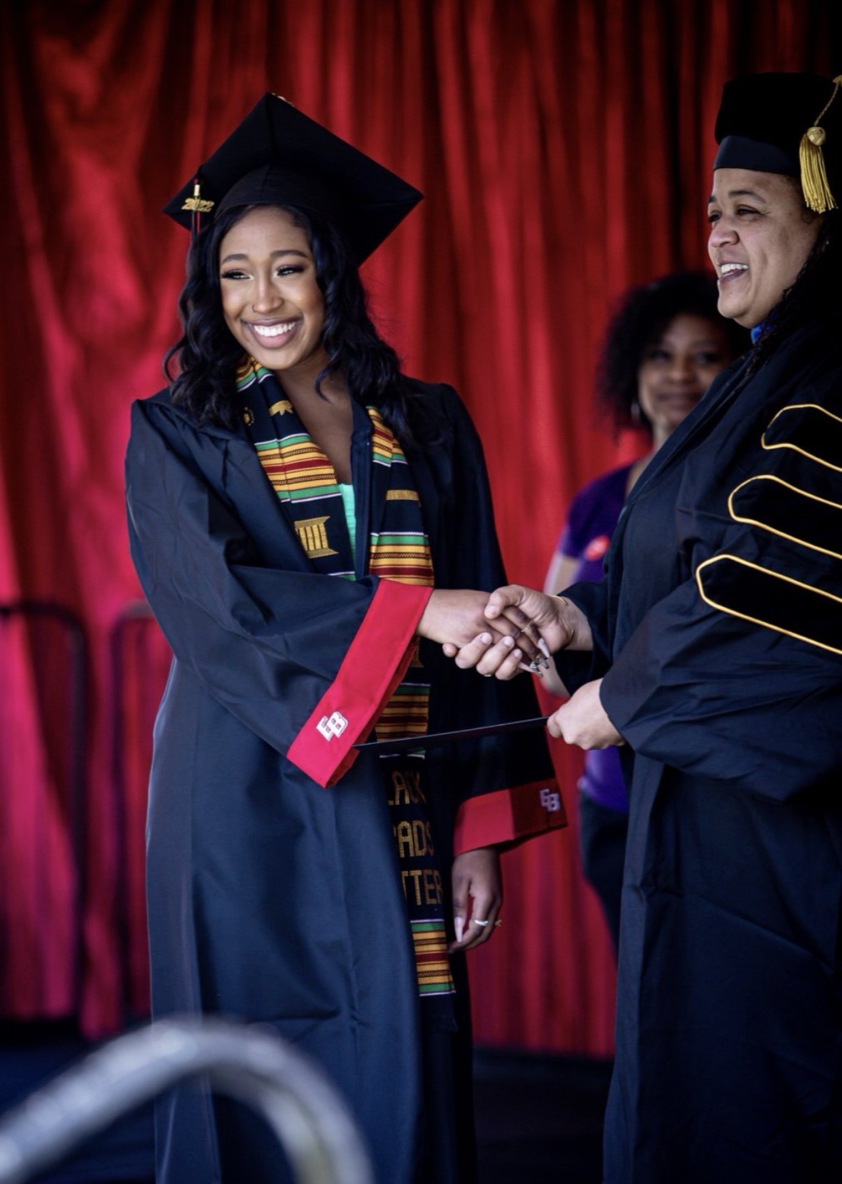 Ciarra Robinson at graduation